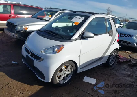 2013 Smart Fortwo Passion z USA, uszkodzony, nr VIN WMEEK3BAXDK582630